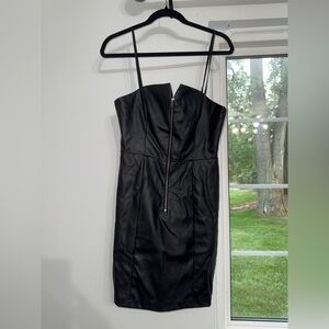 NWT BCBGeneration Black Leather Dress size 8